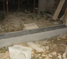 DECOFFRAGE du seuil de garage