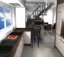 Vue 3D par Cuisine AVIVA