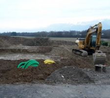 D&eacute;but terrassement, vide sanitaire