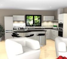 Simulation de notre future cuisine - Mobalpa