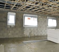 En attente des chenaux et des goutti&egrave;res