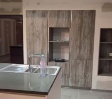 La cuisine pr&ecirc;te &agrave; recevoir l'electro