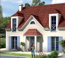 La maison choisie est le modele "l'aulnay"du constructeur maison Barilleau