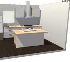 Plan de cuisine fait sur le net