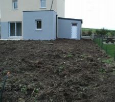 Vue du fond du jardin