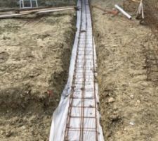 Armatures fondations sous sol