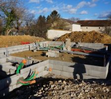 R&eacute;alisation du vide-sanitaire en cours