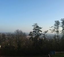 Vue de la chambre de notre fille