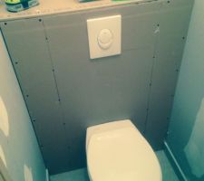 Installation WC suspendu