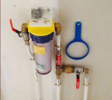 BY-PASS cuve eau raccordée sur WC / lave linge / robinet garage