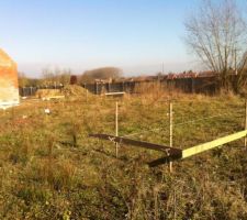 Pose des chaises et RDV avec chef de chantier