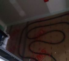 Plancher Chauffant
Circuit dans les WC au RDC