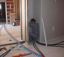 Chauffagiste au travail !