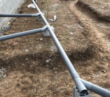 Mise en place des &eacute;vacuations pvc