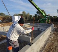 Pose des poutres KP1