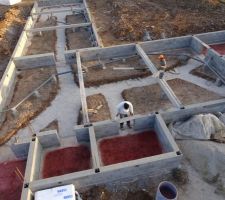 Pose des poutres KP1