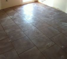 10 septembre : carrelage chambre parents