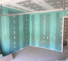 Joint Placo Garage avec BA13 hydrofuge