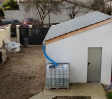 Garage vu de la maison