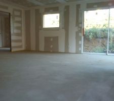 Chape finie (ciment)