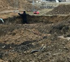 Début du terrassement