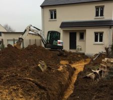 Les raccordements exterieurs commencent