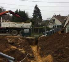 Les raccordements exterieurs commencent
