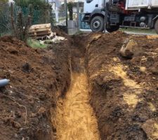 Les raccordements exterieurs commencent