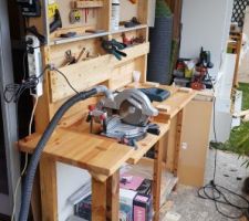 Etabli de Balcon DIY - en cours.