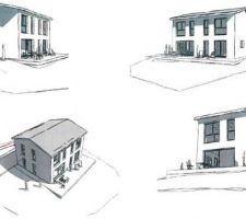 Les différentes perspectives de la maison