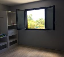 Avant la pose des plinthes