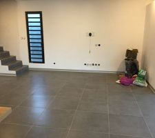 Pose des plinthes alu et nettoyage avant emménagement