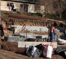 Fondations et début du vide sanitaire