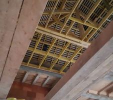 Charpente entierrement termin&eacute;e