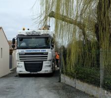 Le camion de murs dans l'impasse...