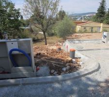 Travaux de lotissement en cours