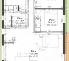 Voici le plan de la maison fini :). On touche plus rien.