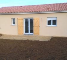 Vue de l?arrière de la maison