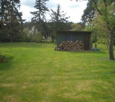 Le fond du terrain   le cabanon