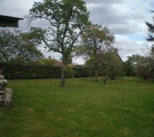 Devant du terrai, vu depuis le cot&eacute; du cabanon