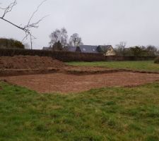 Terrassement des fouilles