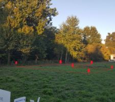 Implantation de la maison avec le constructeur