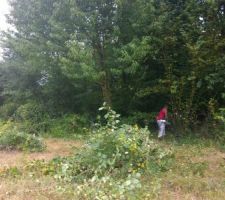 Et ensuite &eacute;lagage car la maison devait &ecirc;tre implant&eacute;e &agrave; 4 m de la limite s&eacute;parative