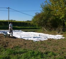 G&eacute;otextile en place