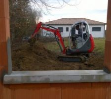 Remise à plat du terrain (une partie)