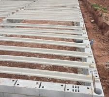 Le vides sanitaires est termin&eacute; pr&eacute;paration pour la dalle