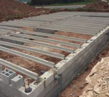 Le vides sanitaires est termin&eacute; pr&eacute;paration pour la dalle