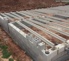 Le vides sanitaires est termin&eacute; pr&eacute;paration pour la dalle