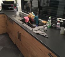 Mise en place de la cuisine et déménagement