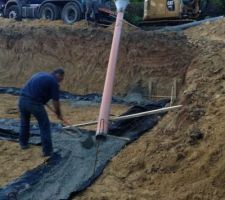 Coulage des fondations